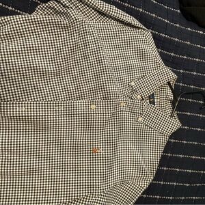 Polo Ralph Lauren Black and White Gingham Shirt